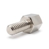 Entretoise hexagonale filetée mâle/femelle acier nickelé UNC4-40 - 5 mm sur plats