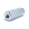 Entretoise hexagonale filetée femelle/femelle acier zingué bleu M2,5 - 5 mm sur plats