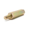 Entretoise hexagonale filetée mâle/femelle acier zingué jaune au plomb M3 - 5,5 mm sur plats