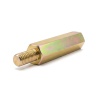 Entretoise hexagonale filetée mâle/femelle acier zingué jaune au plomb M6 - 10 mm sur plats