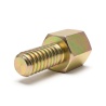Entretoise hexagonale filetée mâle/femelle acier zingué jaune UNC4-40 - 4,75 mm sur plats