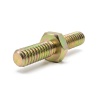 Entretoise hexagonale filetée mâle/mâle acier zingué jaune UNC4-40 - 5 mm sur plats