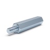Entretoise hexagonale filetée mâle/femelle acier zingué bleu M3 - 5,5 mm sur plats