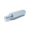 Entretoise hexagonale filetée mâle/femelle acier zingué bleu M5 - 8 mm sur plats