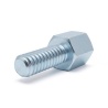 Entretoise hexagonale filetée mâle/femelle acier zingué bleu UNC4-40 - 4,75 mm sur plats