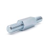 Entretoise hexagonale filetée mâle/mâle acier zingué bleu M5 - 7 mm sur plats