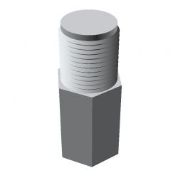 Entretoise hexagonale filetée mâle/femelle aluminium UNC6-32 - 6,4 mm sur plats