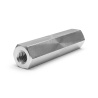 Entretoise hexagonale filetée femelle/femelle aluminium passivé M4 - 7 mm sur plats
