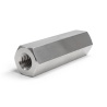 Entretoise hexagonale filetée femelle/femelle acier inoxydable M3 - 5,5 mm sur plats