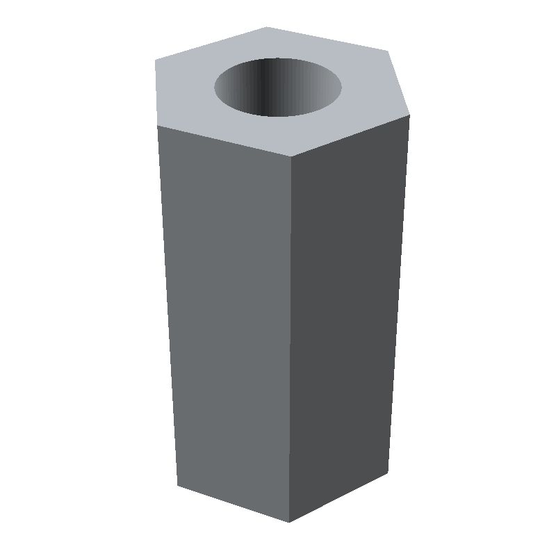 Entretoise hexagonale filetée femelle/femelle acier inoxydable M8 - 13 mm sur plats