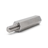 Entretoise hexagonale filetée mâle/femelle acier inoxydable M4 - 7 mm sur plats