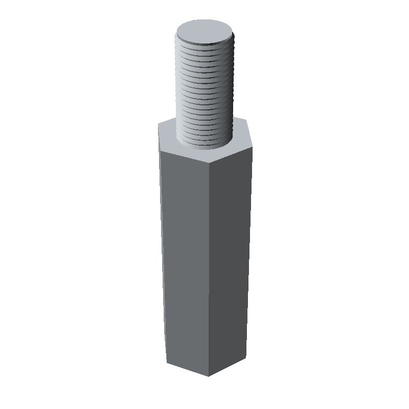 Entretoise hexagonale filetée mâle/femelle acier inoxydable M5 - 8 mm sur plats