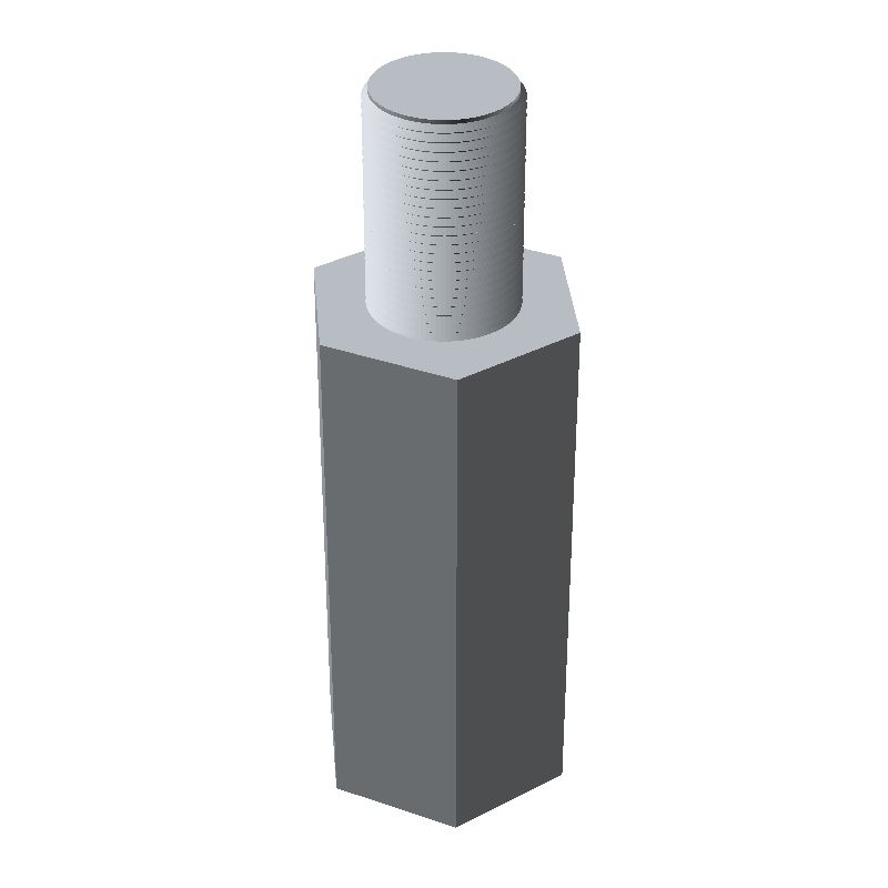 Entretoise hexagonale filetée mâle/femelle acier inoxydable M8 - 13 mm sur plats