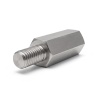Entretoise hexagonale filetée mâle/femelle acier inoxydable M8 - 13 mm sur plats