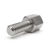 Entretoise hexagonale filetée mâle/femelle acier inoxydable UNC4-40 - 4,75 mm sur plats