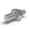 Entretoise hexagonale filetée mâle/mâle acier inoxydable M3 - 5,5 mm sur plats