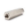 Entretoise hexagonale filetée femelle/femelle laiton nickelé au plomb M5 - 8 mm sur plats