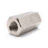 Entretoise hexagonale filetée femelle/femelle laiton nickelé au plomb M6 - 10 mm sur plats