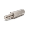 Entretoise hexagonale filetée mâle/femelle laiton nickelé au plomb M2,5 - 4 mm sur plats