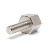 Entretoise hexagonale filetée mâle/femelle laiton nickelé au plomb M2,5 - 6 mm sur plats
