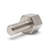 Entretoise hexagonale filetée mâle/femelle laiton nickelé au plomb M3 - 6 mm sur plats