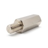 Entretoise hexagonale filetée mâle/femelle laiton nickelé au plomb M5 - 8 mm sur plats
