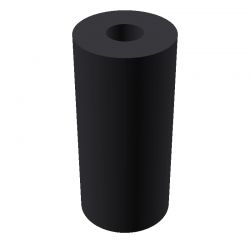 Entretoise ronde filetée femelle/femelle plastique polyamide renforcé M3 - Ø7 mm