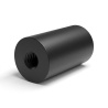 Entretoise ronde filetée femelle/femelle plastique polyamide PA6 renforcé fibre de verre UL94-V2 M3 - Ø8 mm