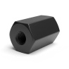 Entretoise hexagonale filetée femelle/femelle plastique polyamide PA6 renforcé fibre de verre M3 - 7 mm sur plats