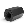 Entretoise hexagonale filetée femelle/femelle plastique polyamide PA6 renforcé fibre de verre UL94-V2 M4 - 7 mm sur plats