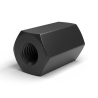 Entretoise hexagonale filetée femelle/femelle plastique polyamide PA6 renforcé fibre de verre M5 - 10 mm sur plats