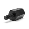 Entretoise hexagonale filetée mâle/femelle plastique polyamide PA6.6 M3 - 8 mm sur plats