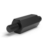 Entretoise hexagonale filetée mâle/mâle plastique polyamide PA6.6 UL94-V2 M4 - 8 mm sur plats