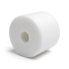Entretoise lisse plastique polyamide PA6 blanc Ø0,81x3,2mm