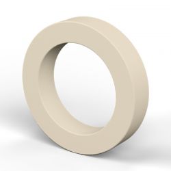 Entretoise lisse plastique polyamide PA6.6 Ø10,3x15mm pour vis M10