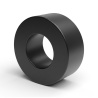 Entretoise lisse plastique polyamide PA6.6 noir Ø12,6x25mm pour vis M12