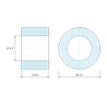 Plan coté 3 mm, Entretoise lisse acier zingué Ø2,7x4,5mm pour vis M2,5