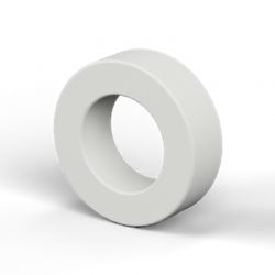 Entretoise lisse plastique polyamide PA6 Ø3,7x6,4mm pour vis M3,5