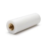 Entretoise isolante ronde filetée femelle/femelle plastique PA6.6 insert laiton M4 - Ø8 mm