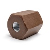 Entretoise isolante hexagonale filetée femelle/femelle plastique polyester insert acier M8 - 21 mm sur plats