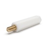 Entretoise isolante hexagonale filetée mâle/femelle plastique PA6.6 UL94-HB insert laiton M3 - 6 mm sur plats