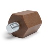 Entretoise isolante hexagonale filetée mâle/femelle plastique polyester insert acier M8 - 21 mm sur plats