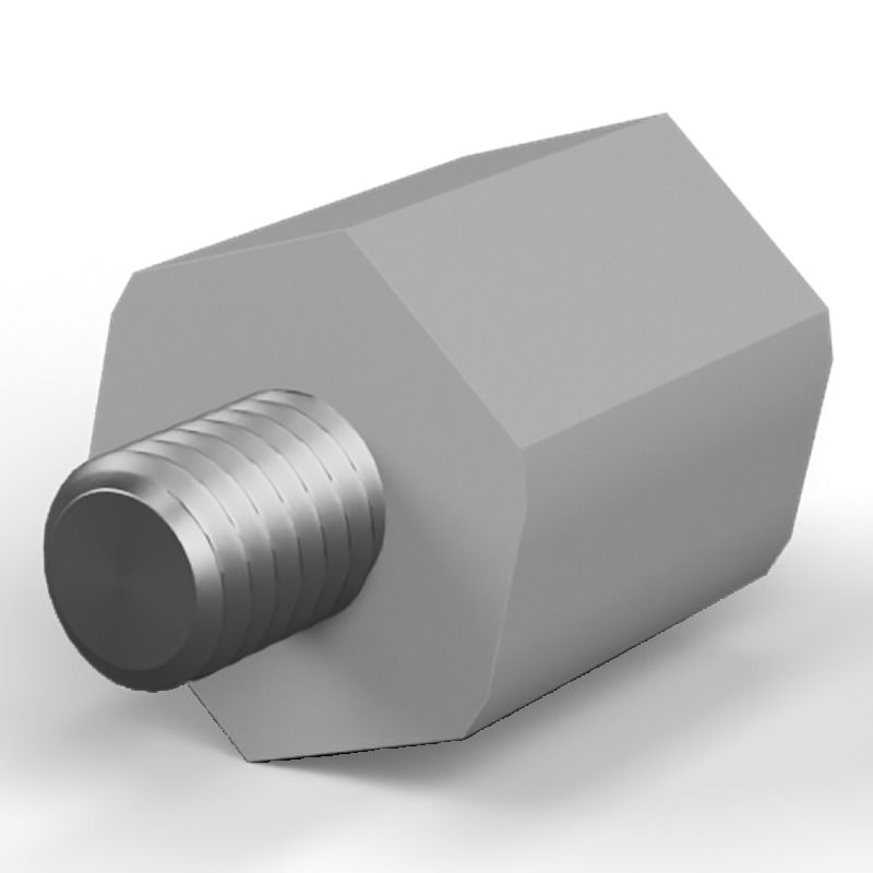 Entretoise isolante hexagonale filetée mâle/femelle plastique polystyrène insert acier M6 - 13 mm sur plats