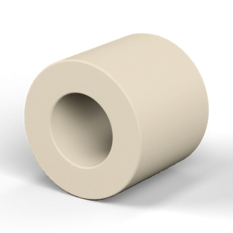 Entretoise lisse plastique polyamide PA6.6 Ø4,2x8mm pour vis M4