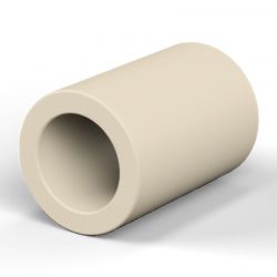 Entretoise lisse plastique polyamide PA6 Ø4,3x6,4mm pour vis M4