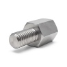 Entretoise hexagonale filetée mâle/femelle acier inoxydable UNC4-40 / M3 - 5 mm sur plats