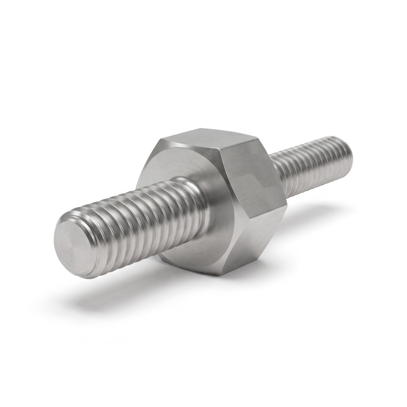 Entretoise hexagonale filetée mâle/mâle acier inoxydable M2,5 / M2 - 5 mm sur plats, tiges 6 et 8 mm