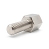 Entretoise hexagonale filetée mâle/femelle laiton nickelé au plomb UNC4-40 / M3 - 5 mm sur plats