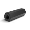 Entretoise hexagonale filetée femelle/femelle plastique polyamide PA6 renforcé fibre de verre M3 / M2,5 - 6 mm sur plats