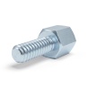 Entretoise hexagonale filetée mâle/femelle acier zingué M2,5 / UNC4-40 - 5 mm sur plats